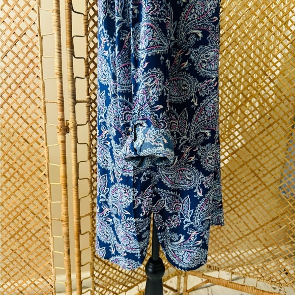 Blue Floral Tunic / Dress - Picture 6 of 8